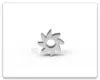 Picture of Impeller for HALLEY A052/ A053/ A054 Turbine Cartridge