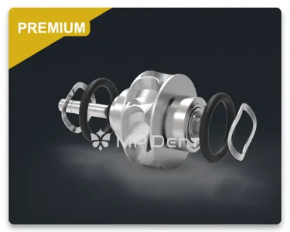 Picture of GENTLEsilence 6500 BR /8000B/ C/ BM/ BS/ BN/ B Midwest/ B GOLD Turbine Cartridge/ Ceramic (Premium)